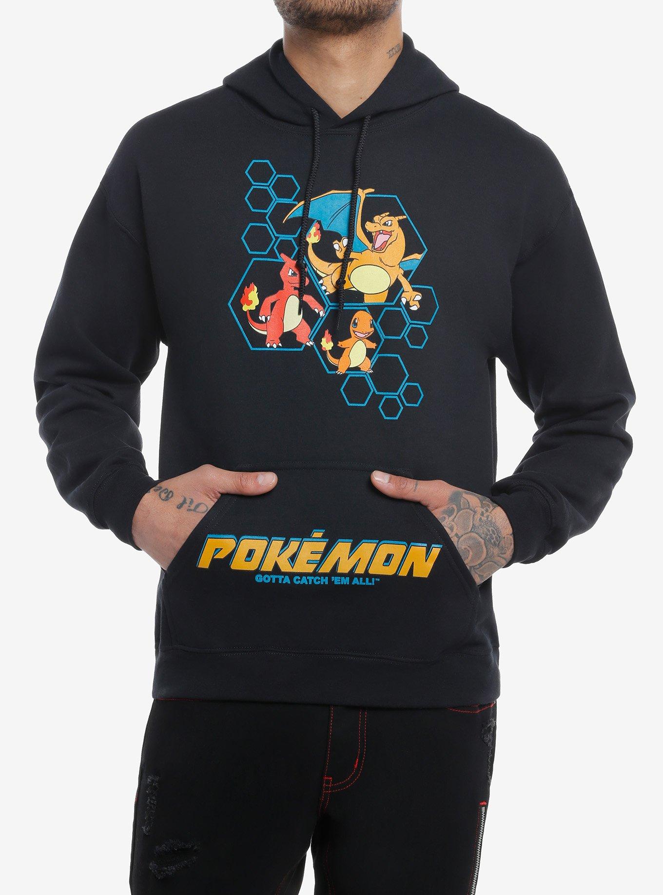Pokemon Charmander Evolutions Hoodie, BLACK, hi-res