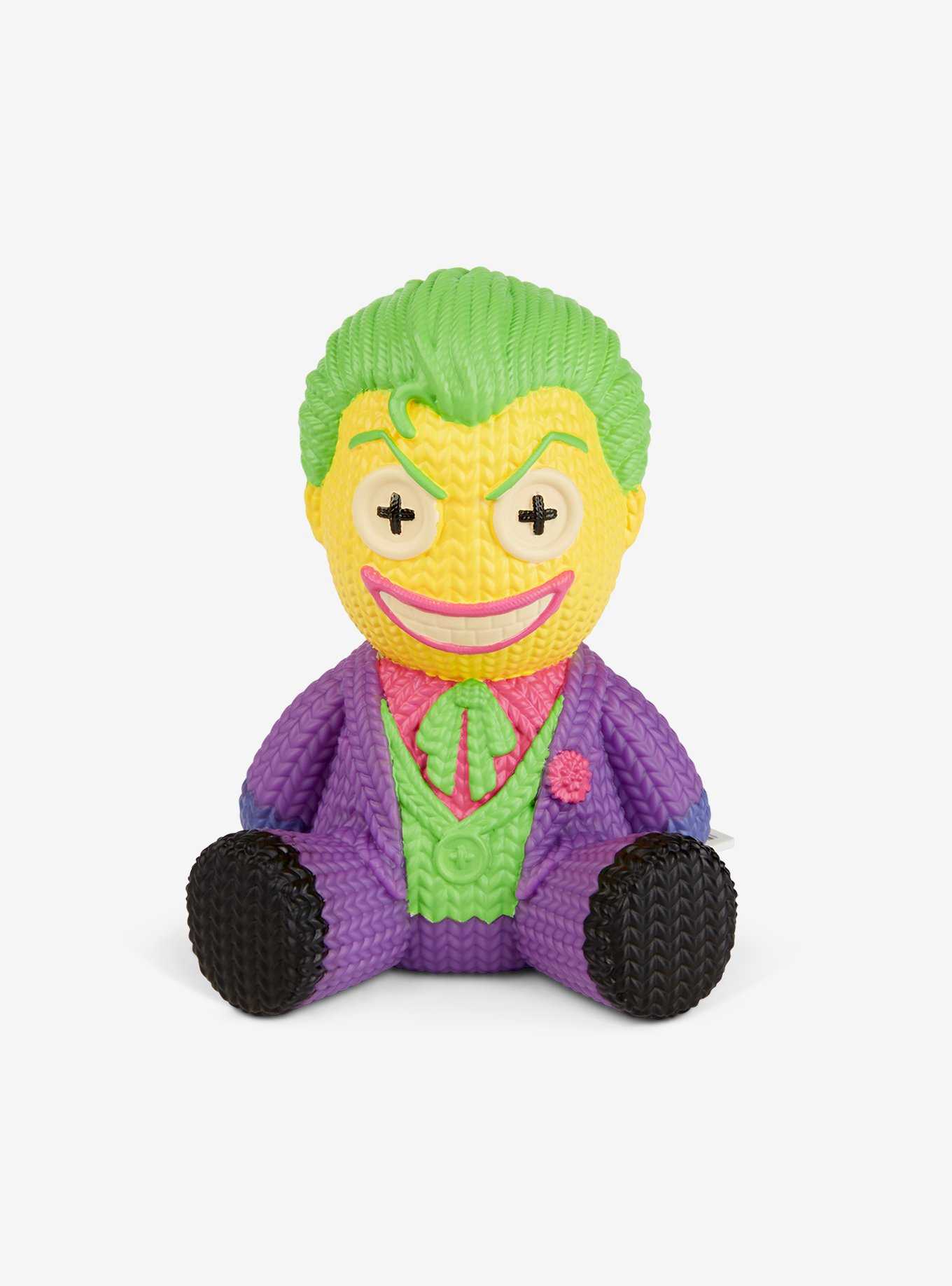 Handmade By Robots DC Comics Knit Series Blacklight The Joker Vinyl Figure Hot Topic Exclusive, , hi-res