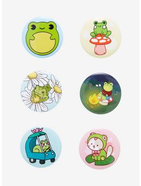Cute Frog Theme Button Set, , hi-res