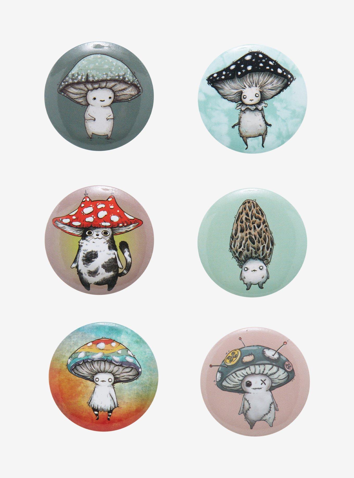 Mushroom Button Set By Guild Of Calamity, , hi-res