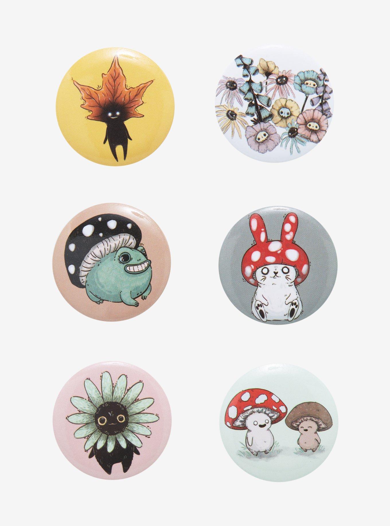 Dark Forest Critters Button Set By Guild Of Calamity, , hi-res