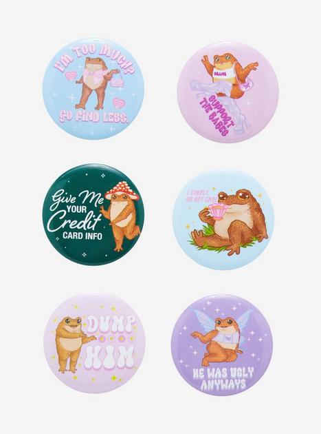 Toad Button Set By A Ziggies | Hot Topic