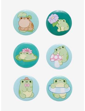 Cute Frog Button Set By Bright Bat Design, , hi-res