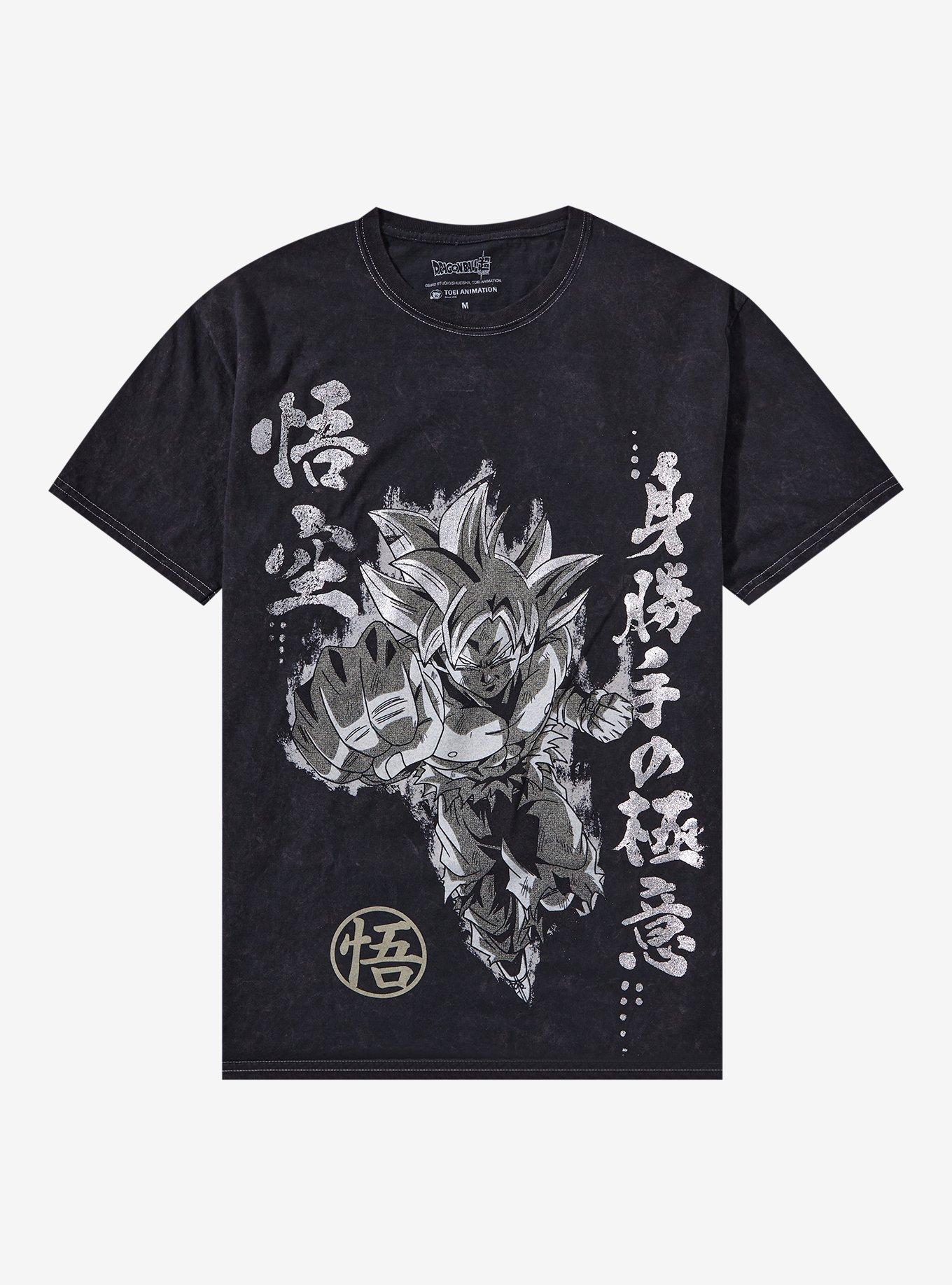 Dragon Ball Super Goku Foil Mineral Wash T-Shirt