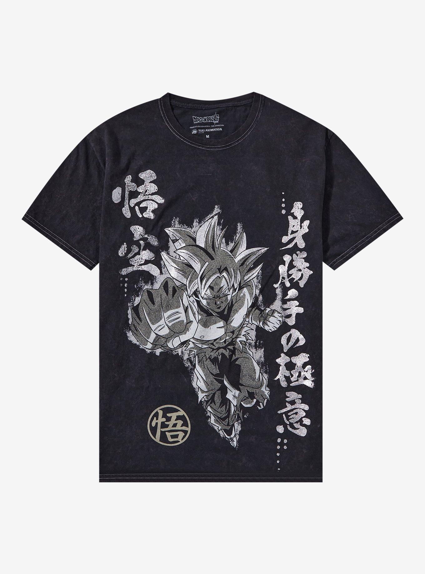 Dragon Ball Super Goku Foil Mineral Wash T-Shirt, , hi-res