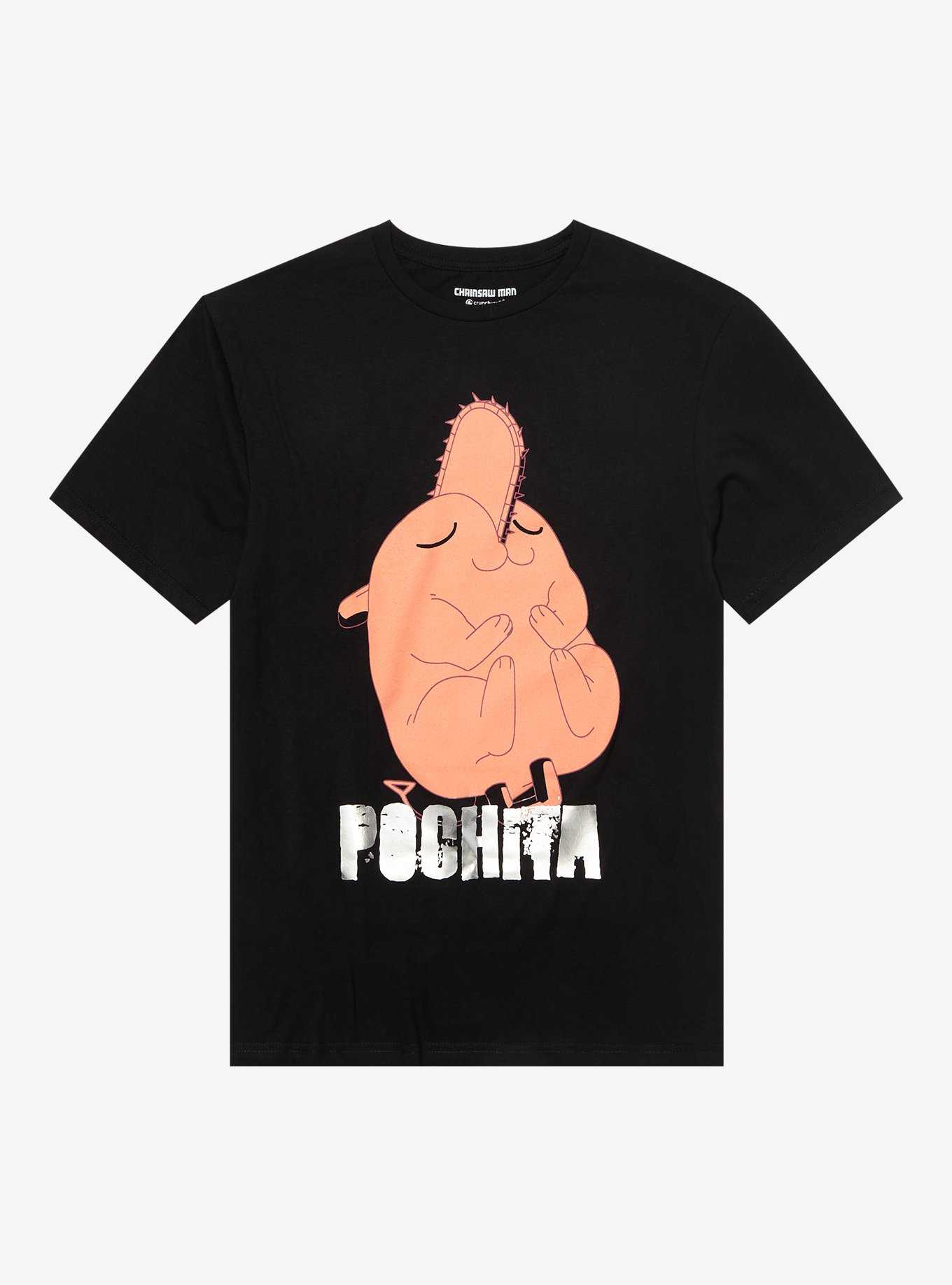 Chainsaw Man Pochita Metallic Foil T-Shirt, , hi-res