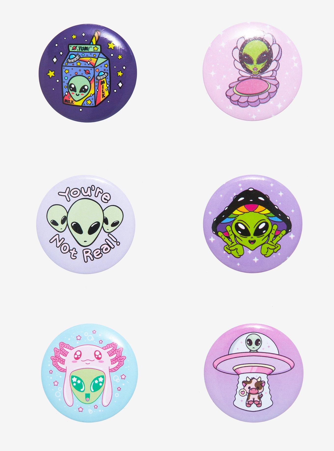 Alien Icons Button Set, , hi-res