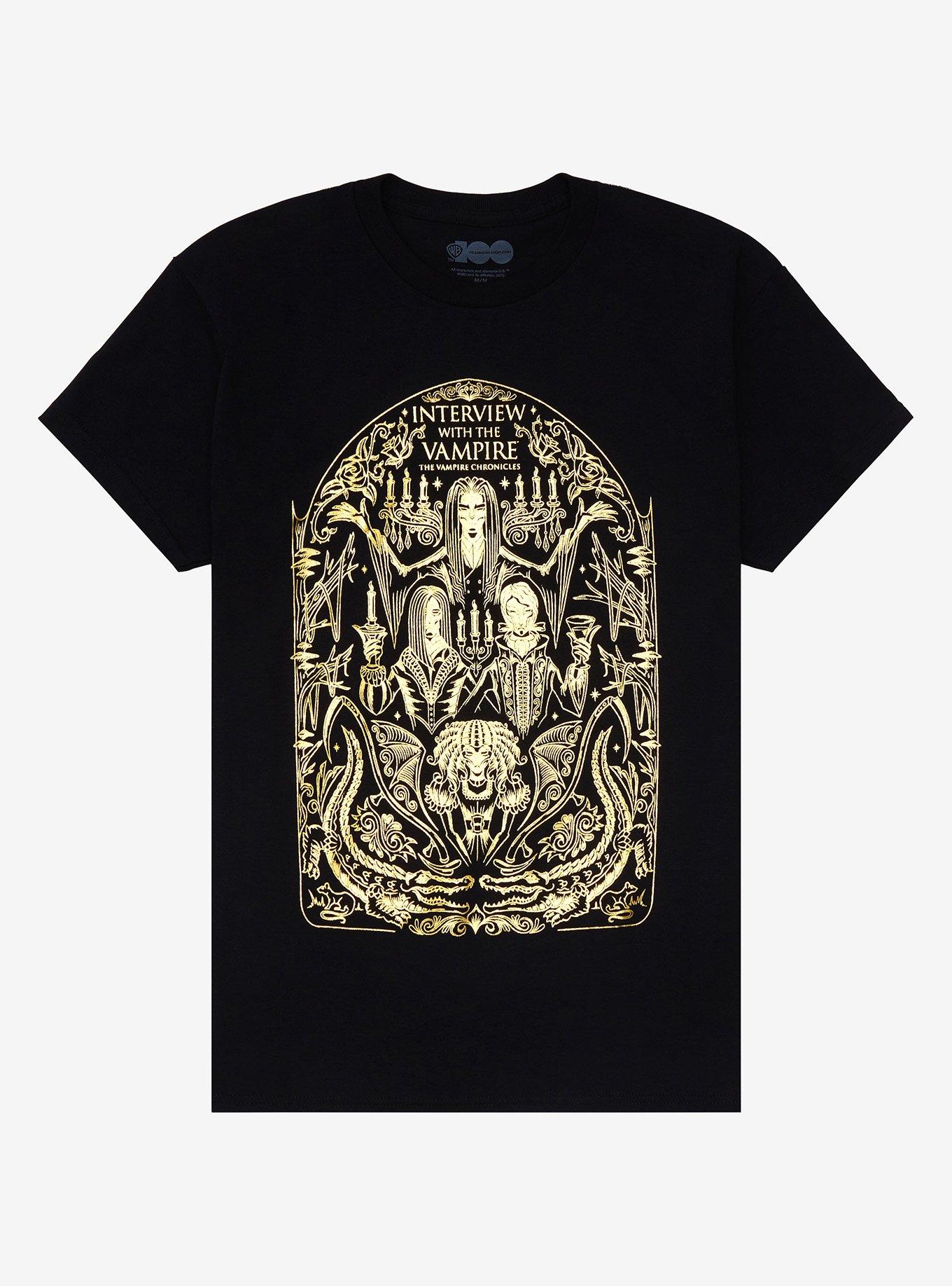 Interview With The Vampire Gold Group T-Shirt, BLACK, hi-res