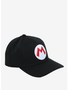 Super Mario Black Dad Cap, , hi-res