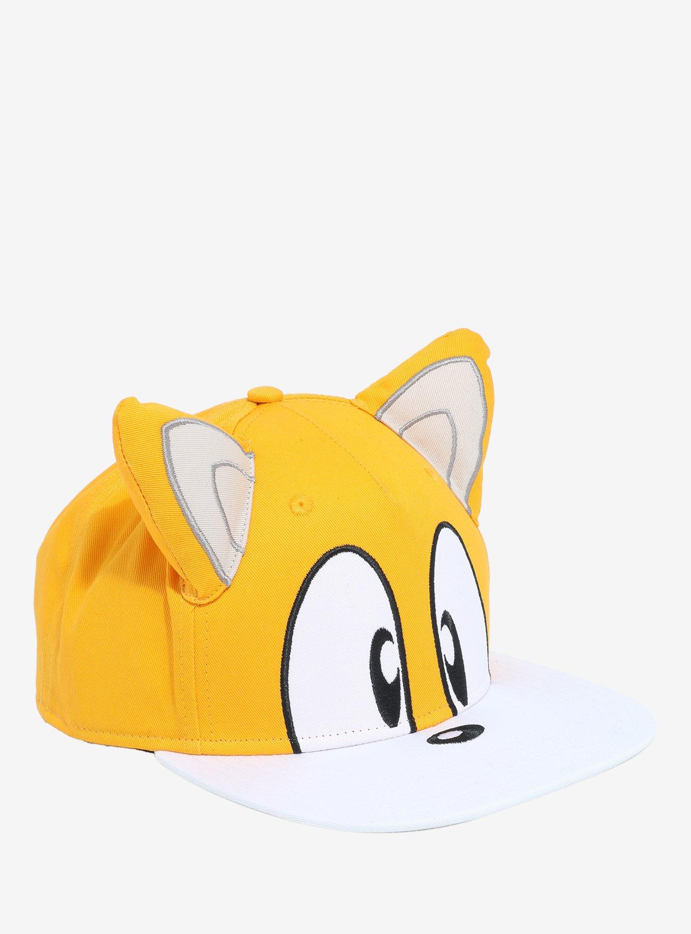 Sonic The Hedgehog Tails 3D Ears Snapback Hat, , hi-res