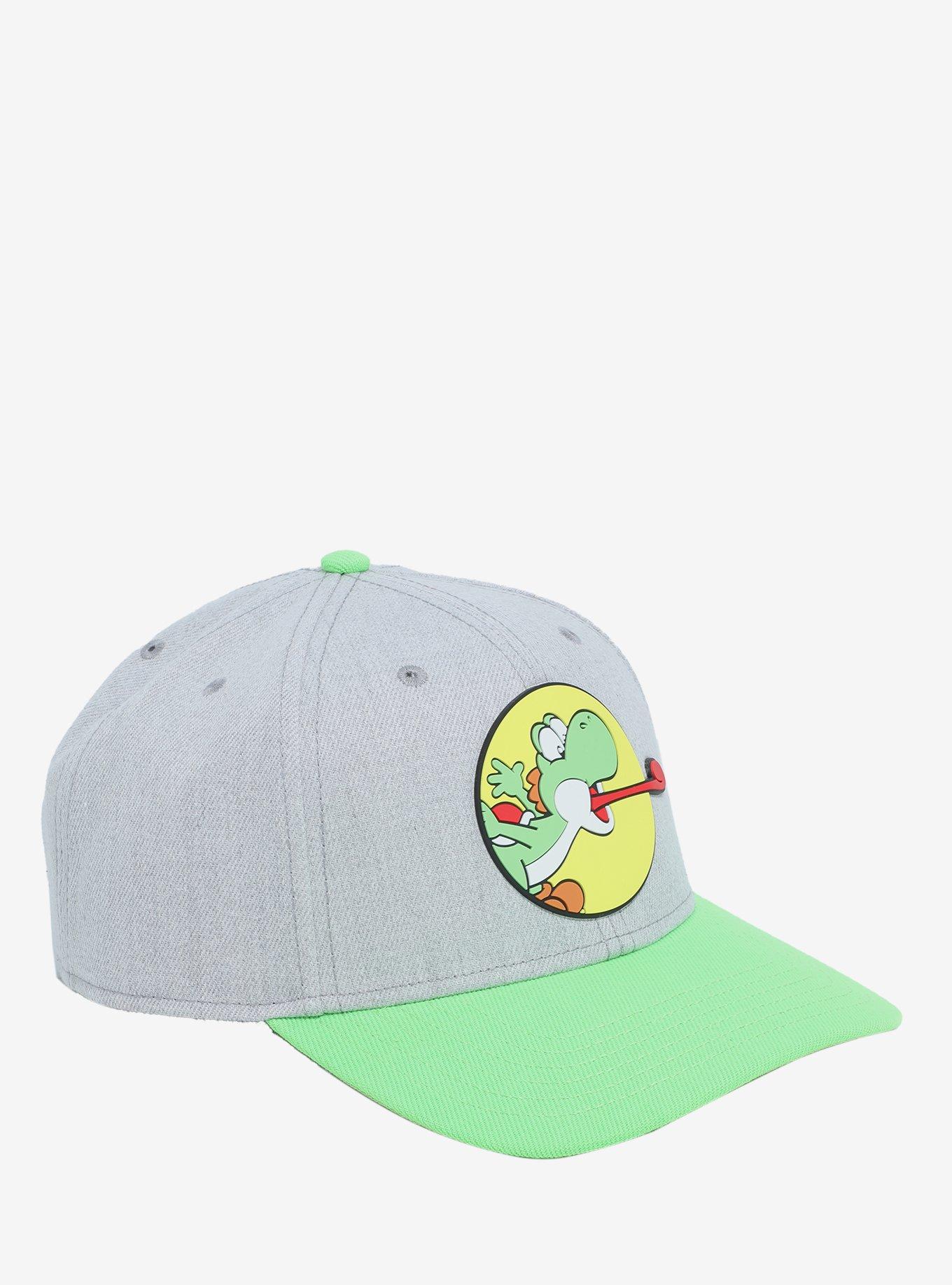 Super Mario Yoshi Tongue Snapback Hat, , hi-res