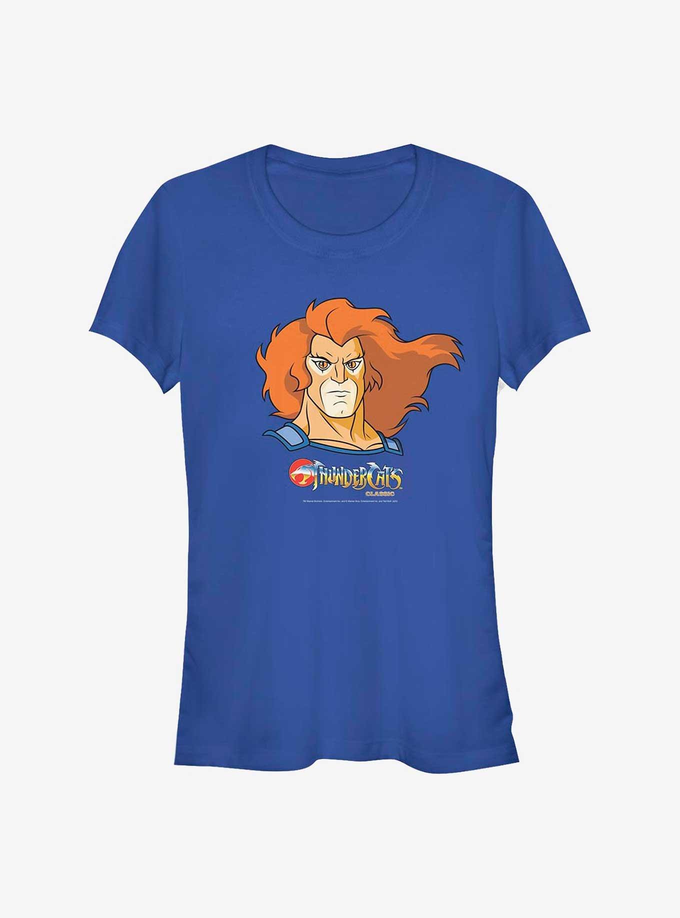 Thundercats Lion-O Face Girls T-Shirt, ROYAL, hi-res