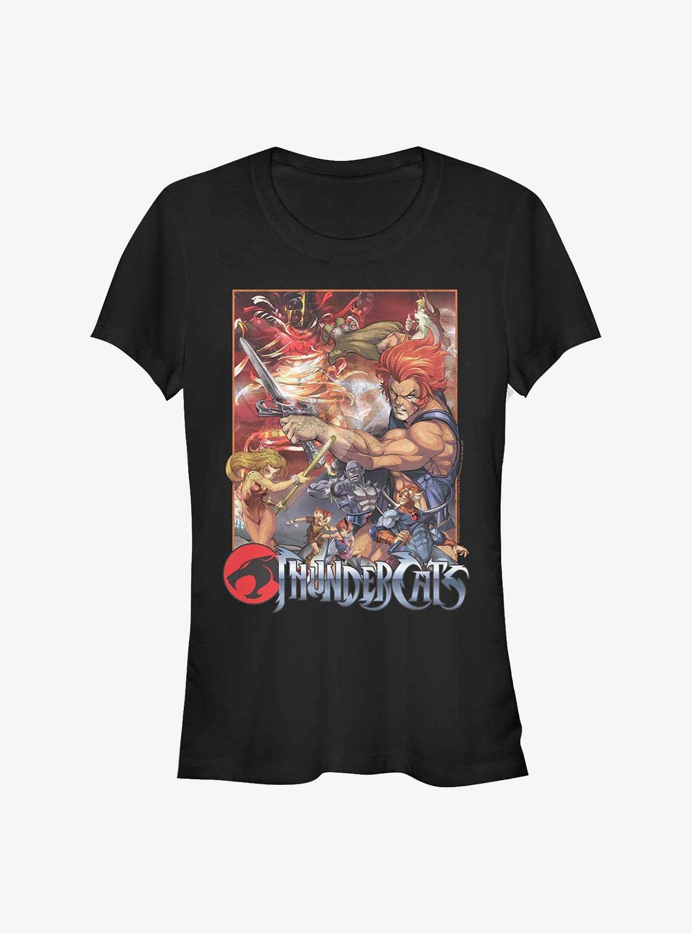 Thundercats Vintage Anime Poster Girls T-Shirt, , hi-res
