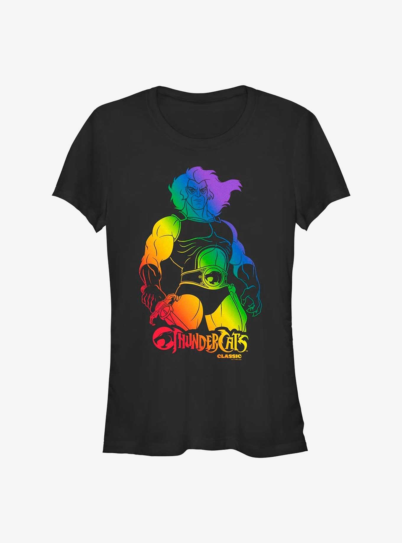 Thundercats Retro Rainbow Lion-O Girls T-Shirt, , hi-res