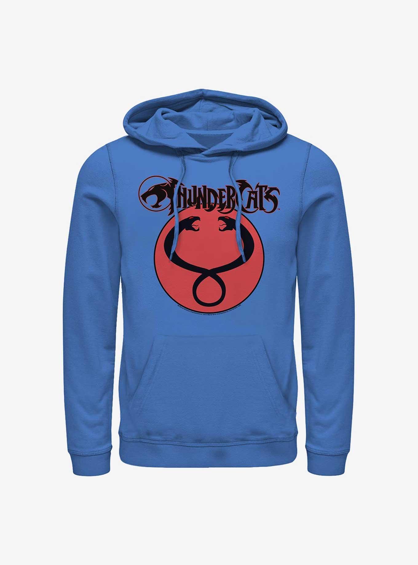 Thundercats Snake Heads Logo Hoodie, ROYAL, hi-res
