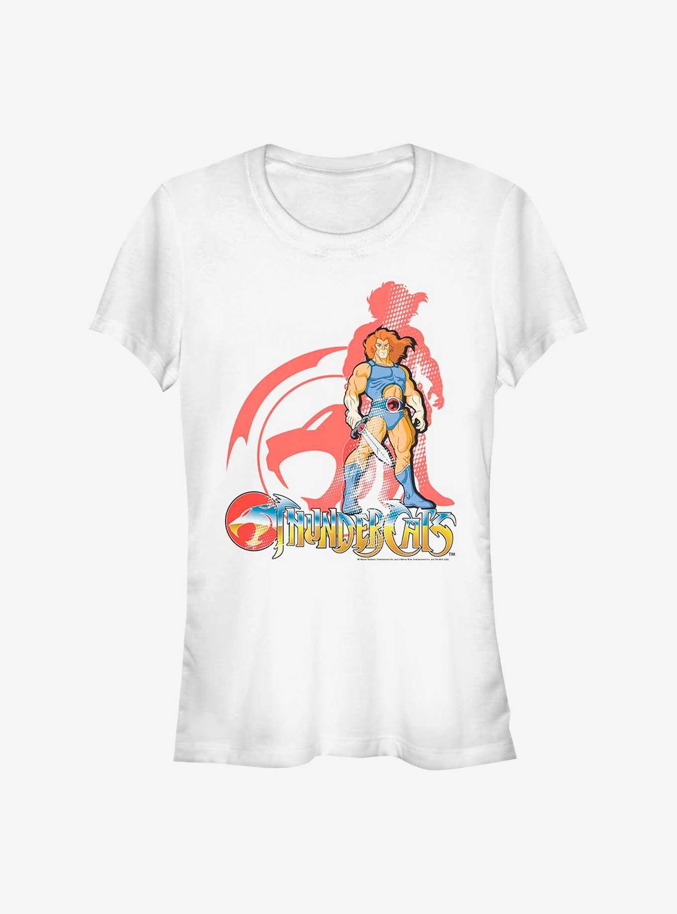Thundercats Logo Lion-O Girls T-Shirt, WHITE, hi-res