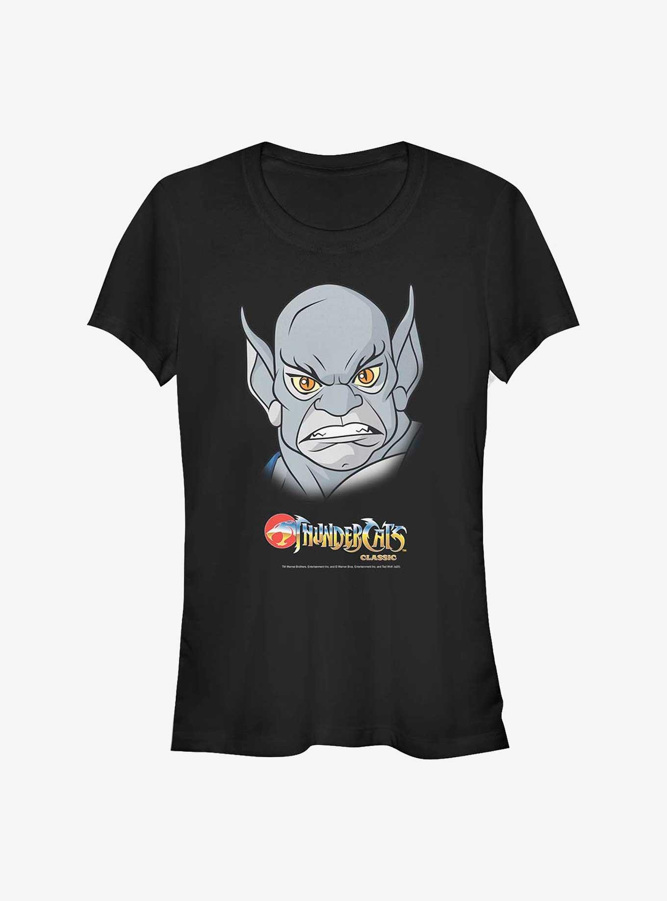Thundercats Panthro Face Girls T-Shirt, BLACK, hi-res
