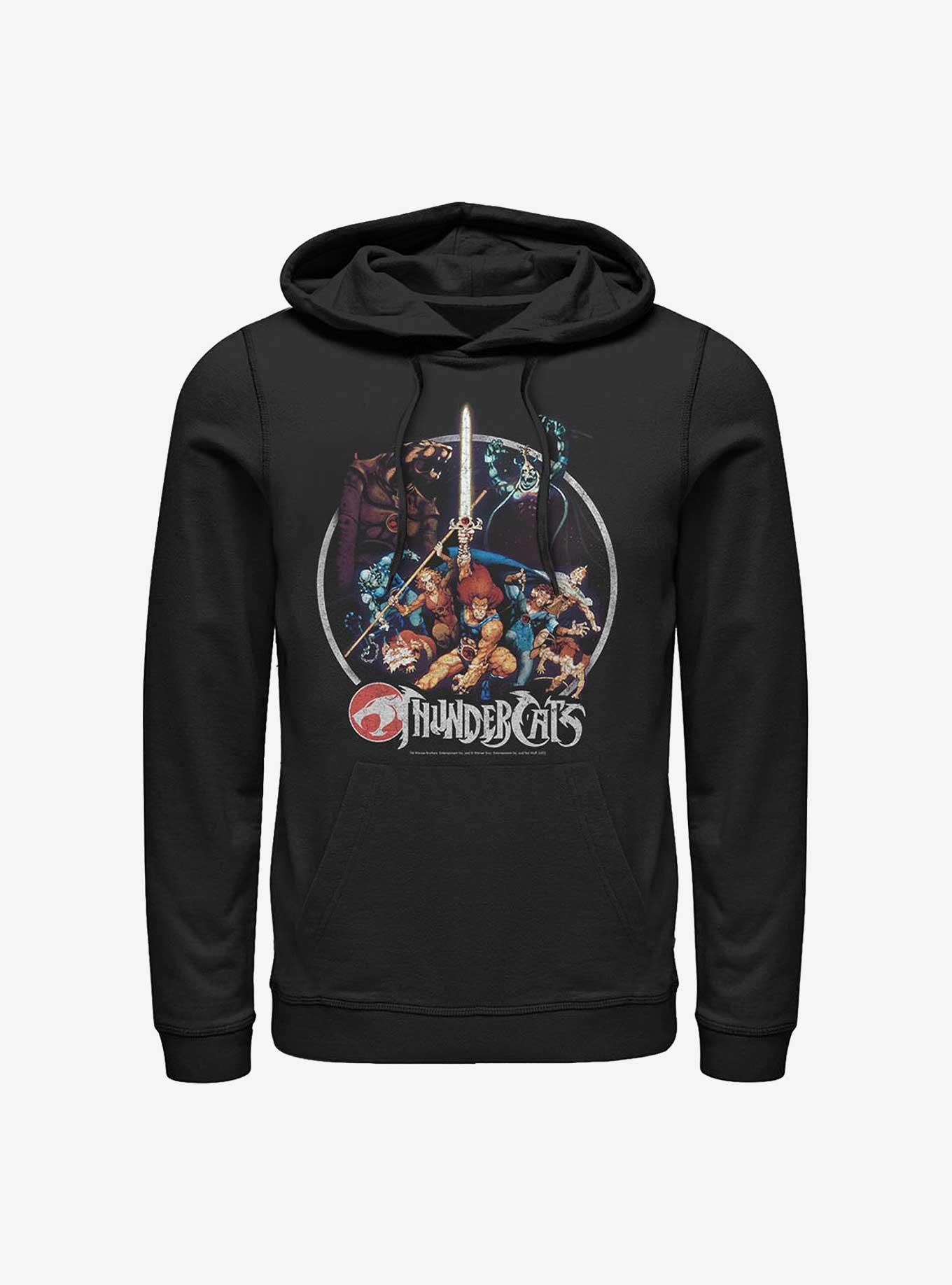 Thundercats Vintage Circle Poster Hoodie, , hi-res