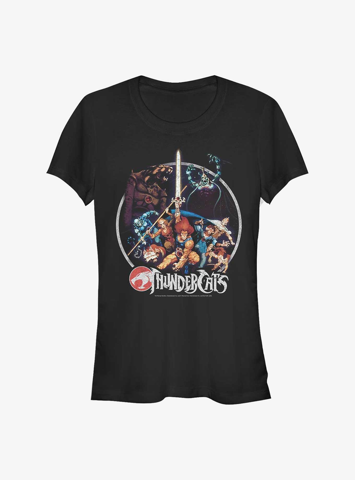 Thundercats Vintage Circle Poster Girls T-Shirt, , hi-res