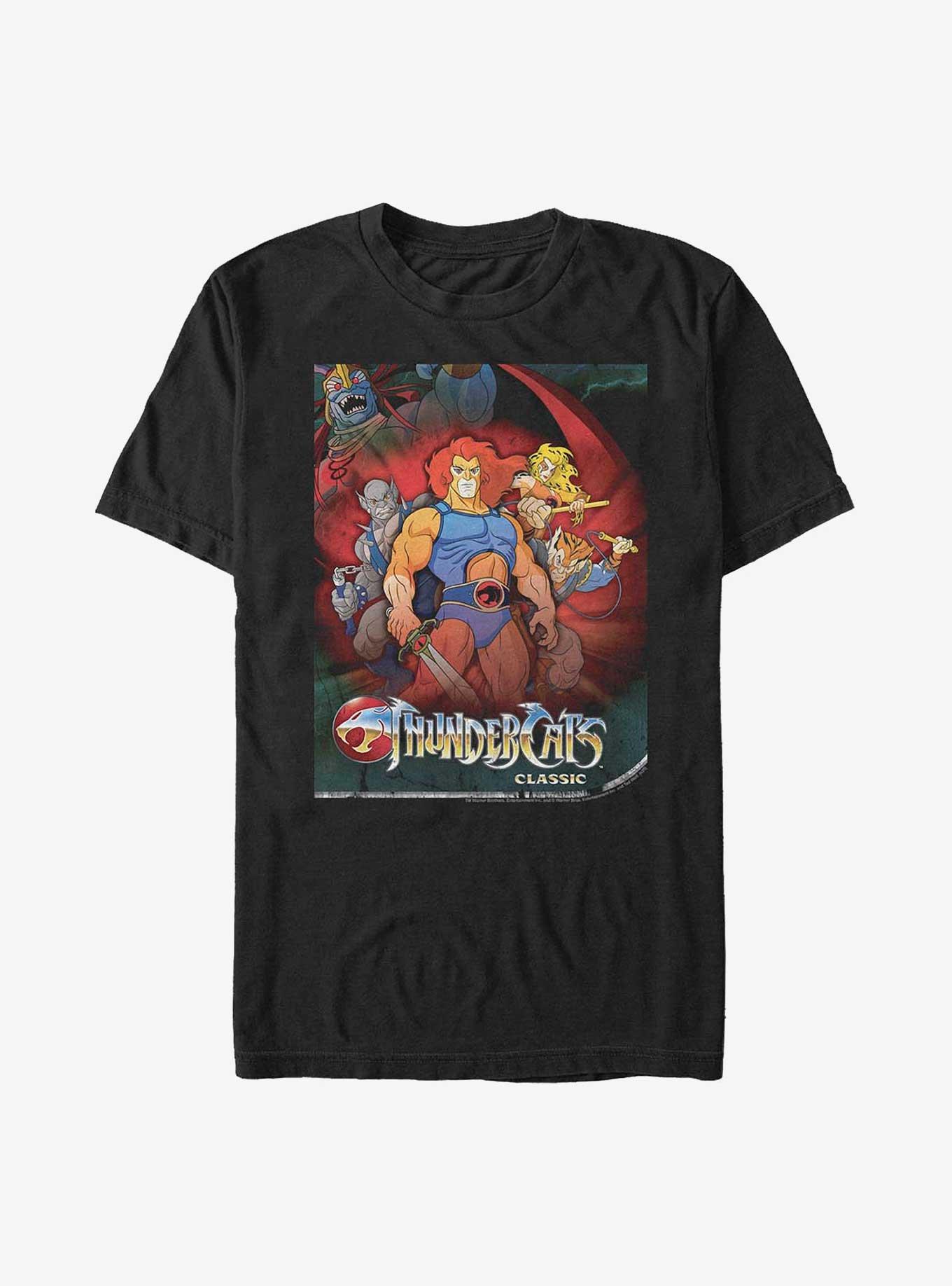 Thundercats Classic Poster T-Shirt, BLACK, hi-res