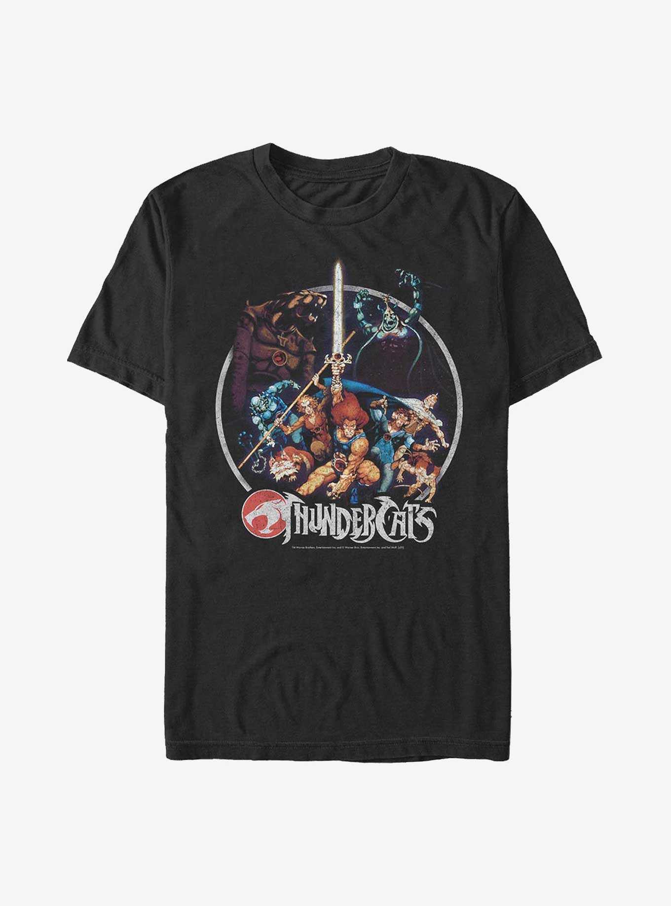 Thundercats Vintage Circle Poster T-Shirt, , hi-res