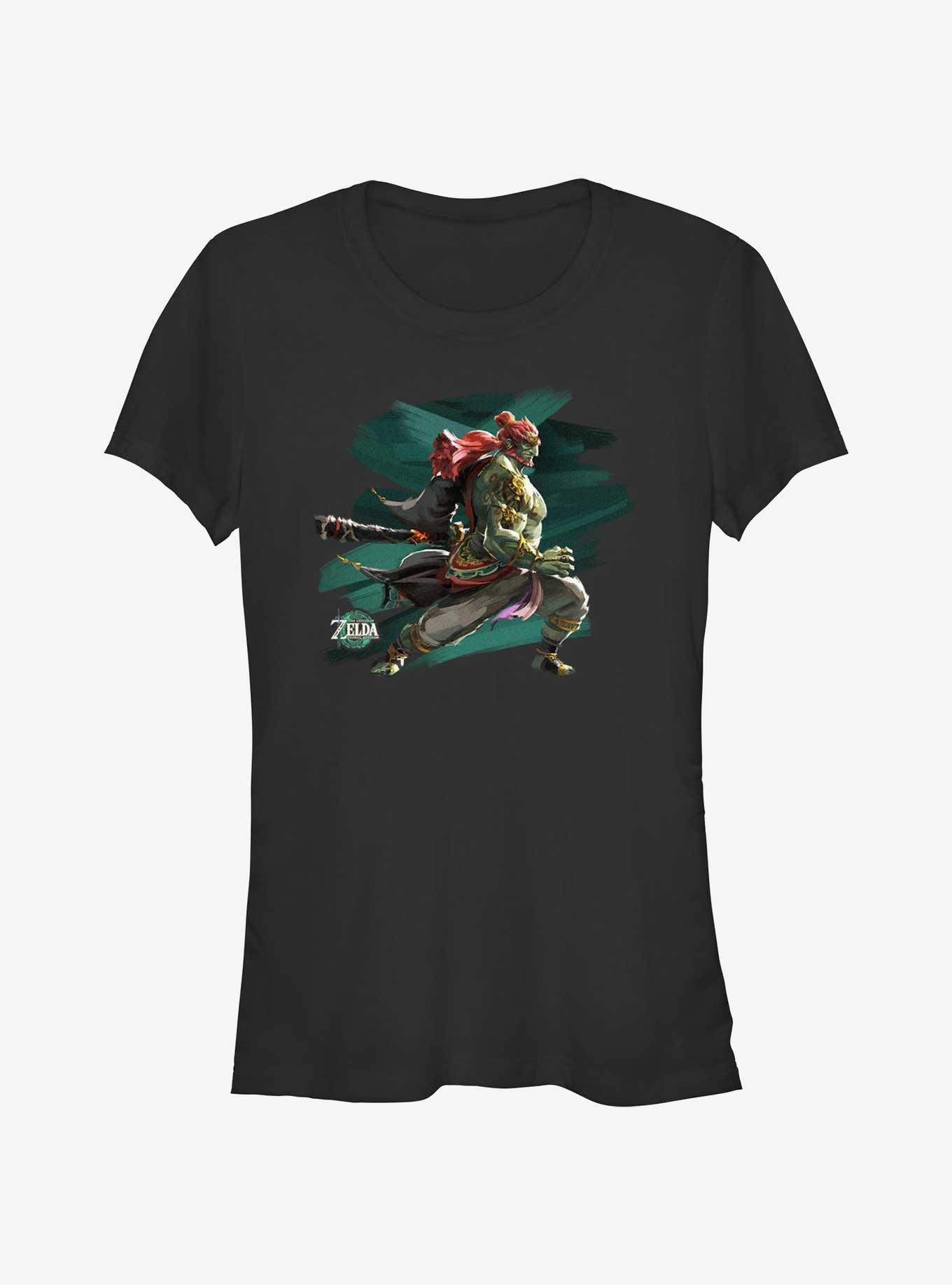 The Legend of Zelda: Tears of the Kingdom Ganondorf Logo Girls T-Shirt, , hi-res