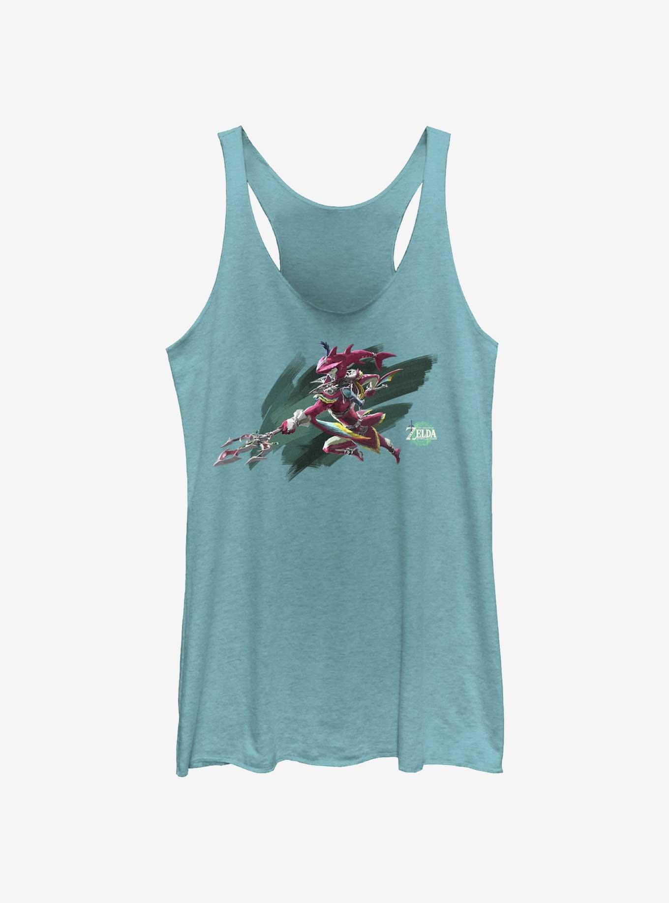The Legend of Zelda: Tears of the Kingdom Sidon Logo Womens Tank Top, , hi-res