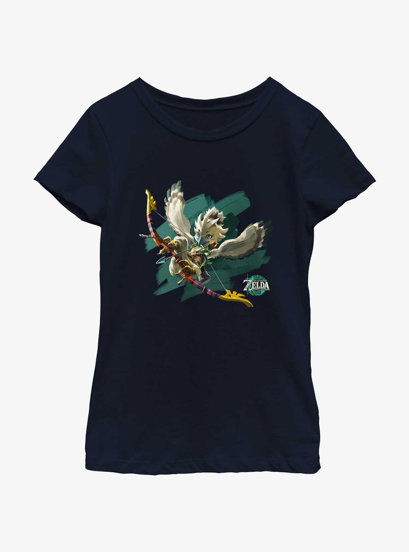 The Legend of Zelda: Tears of the Kingdom Tulin Logo Youth Girls T-Shirt, , hi-res