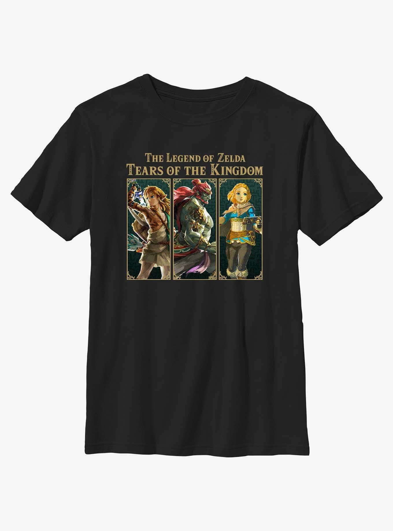 The Legend of Zelda: Tears of the Kingdom Trio Box Up Youth T-Shirt, , hi-res