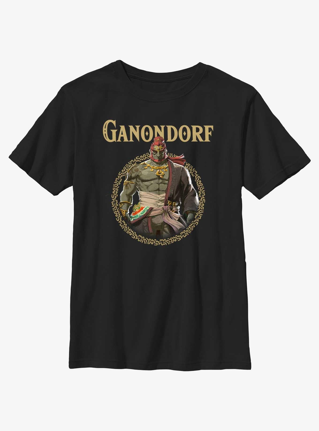 The Legend of Zelda: Tears of the Kingdom Ganondorf Badge Youth T-Shirt, , hi-res