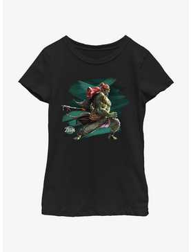The Legend of Zelda: Tears of the Kingdom Ganondorf Logo Youth Girls T-Shirt, , hi-res
