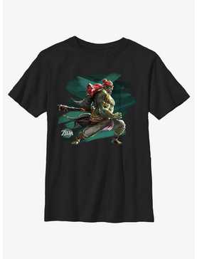 The Legend of Zelda: Tears of the Kingdom Ganondorf Logo Youth T-Shirt, , hi-res