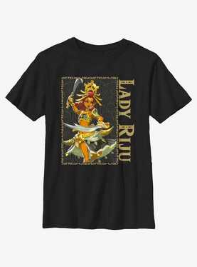 The Legend of Zelda: Tears of the Kingdom Lady Riju Youth T-Shirt, , hi-res