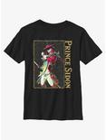The Legend of Zelda: Tears of the Kingdom Prince Sidon Youth T-Shirt, BLACK, hi-res