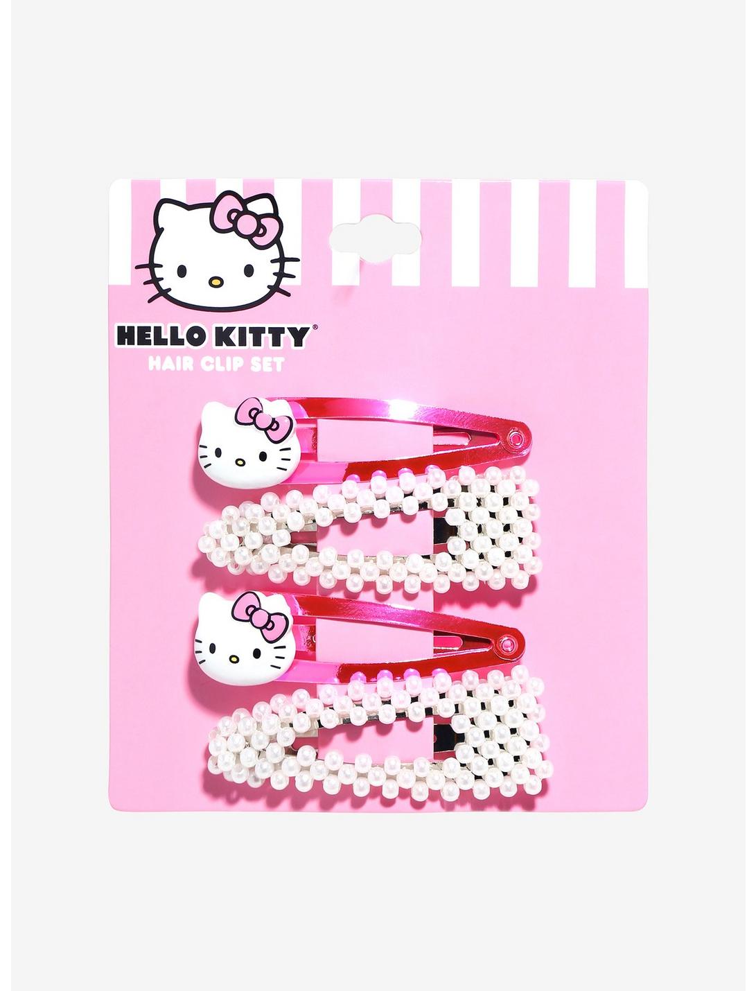 Hello Kitty Pearl Hair Clip Set, , hi-res