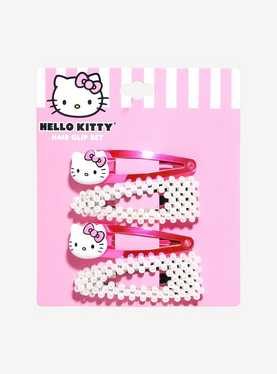 Hello Kitty Pearl Hair Clip Set, , hi-res