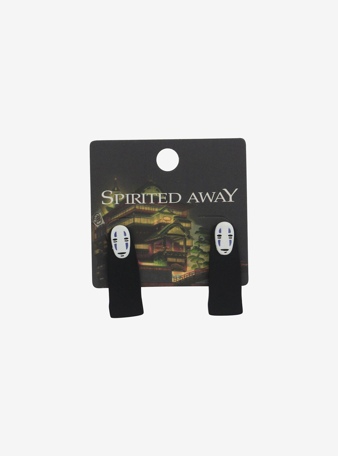 Studio Ghibli Spirited Away No-Face Earrings, , hi-res