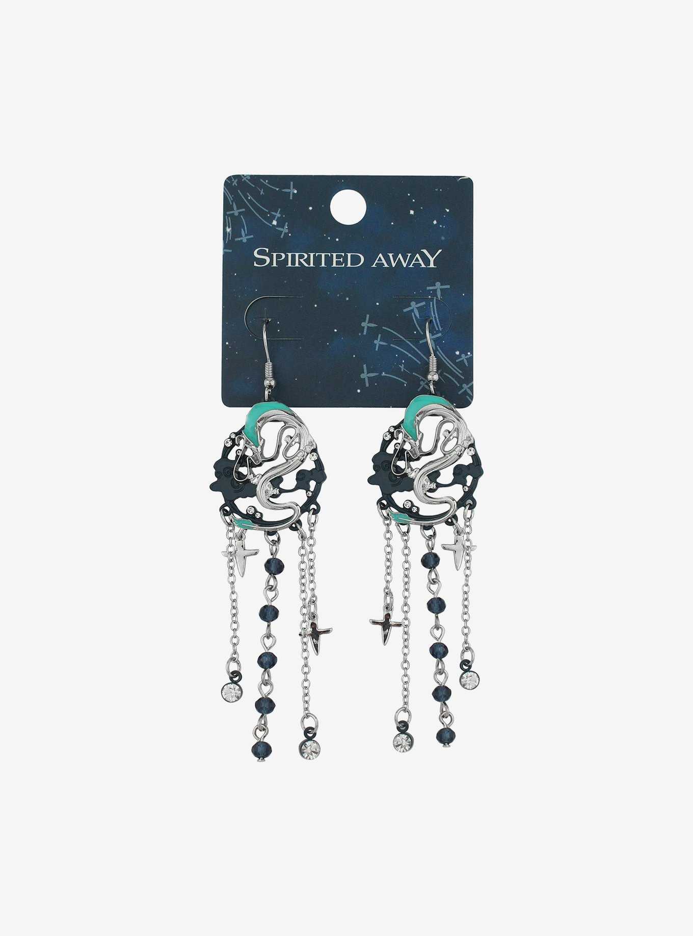 Studio Ghibli Spirited Away Haku Bling Drop Earrings, , hi-res