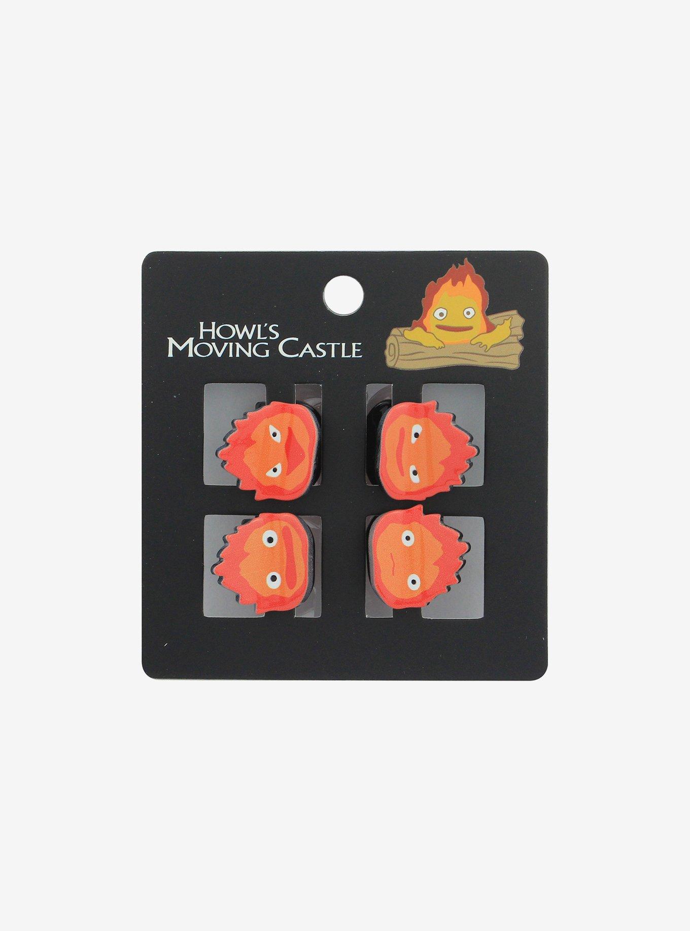 Studio Ghibli Howl's Moving Castle Calcifer Mini Claw Hair Clip Set, , hi-res