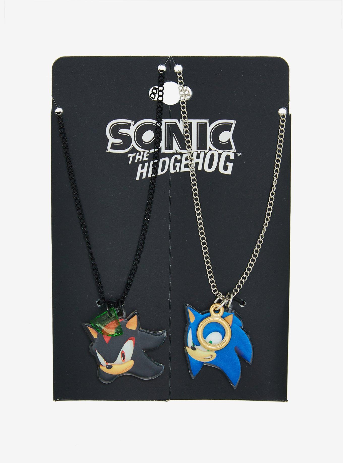 Sonic The Hedgehog 7 Chaos Emeralds And 5 Power Rings With A Bag