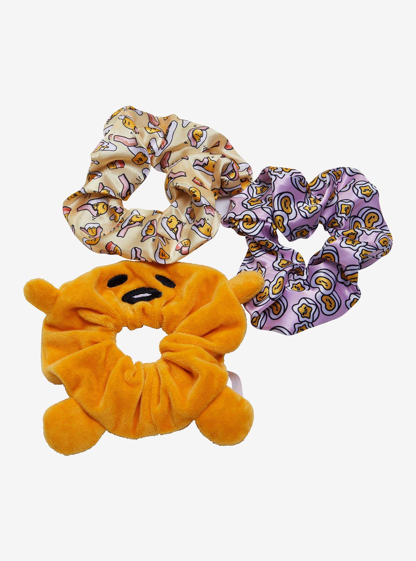 Gudetama Figural Scrunchie Set, , hi-res