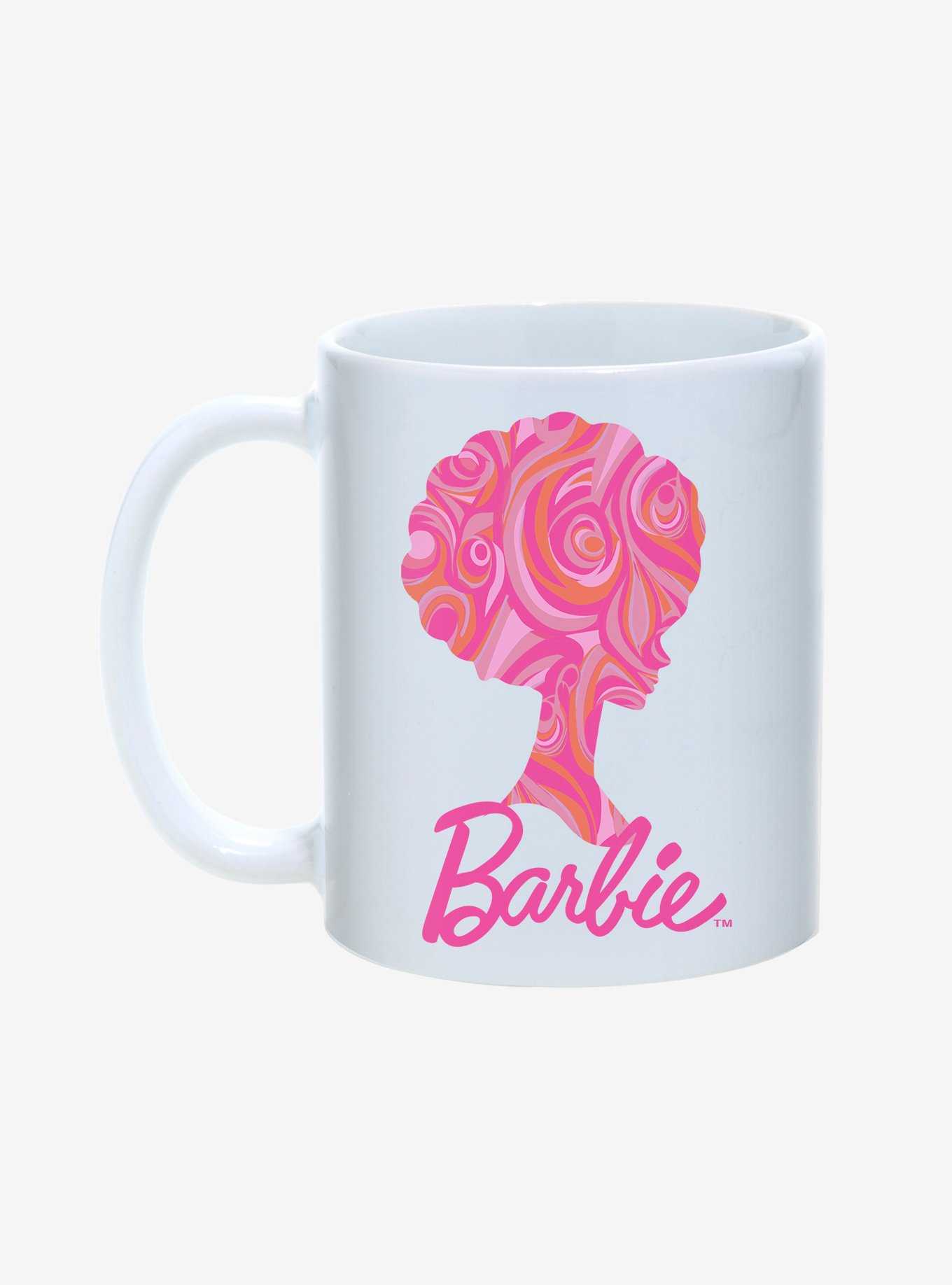 Barbie Retro Swirl Silhouette Mug 11oz, , hi-res