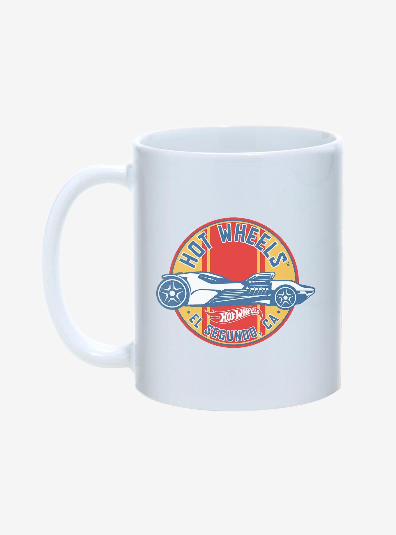 Hot Wheels Circle Striped Race Car Emblem Mug 11oz, , hi-res