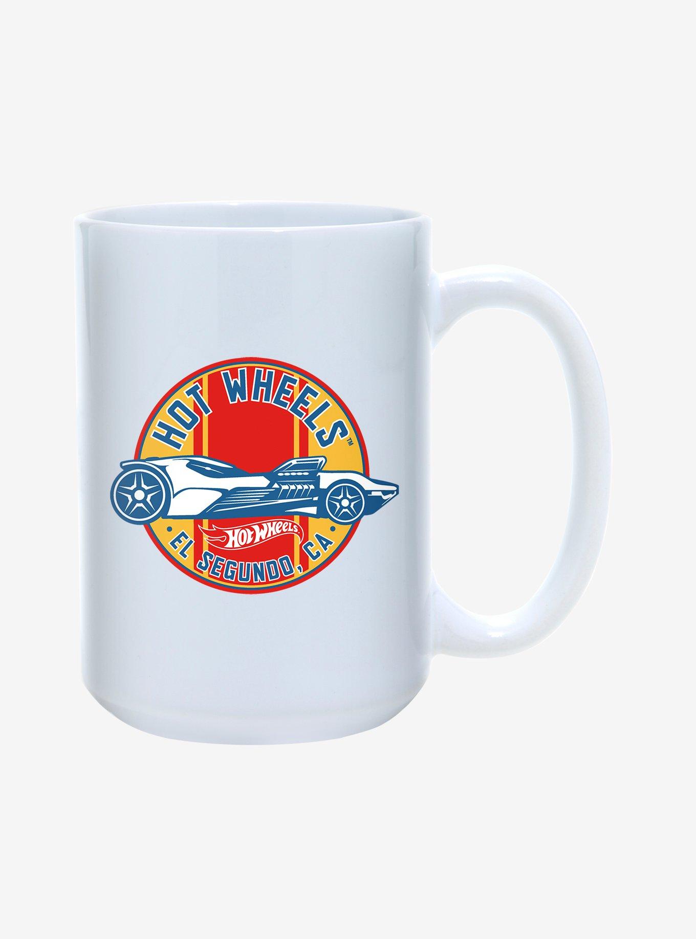 Hot Wheels Circle Striped Race Car Emblem Mug 15oz, , hi-res