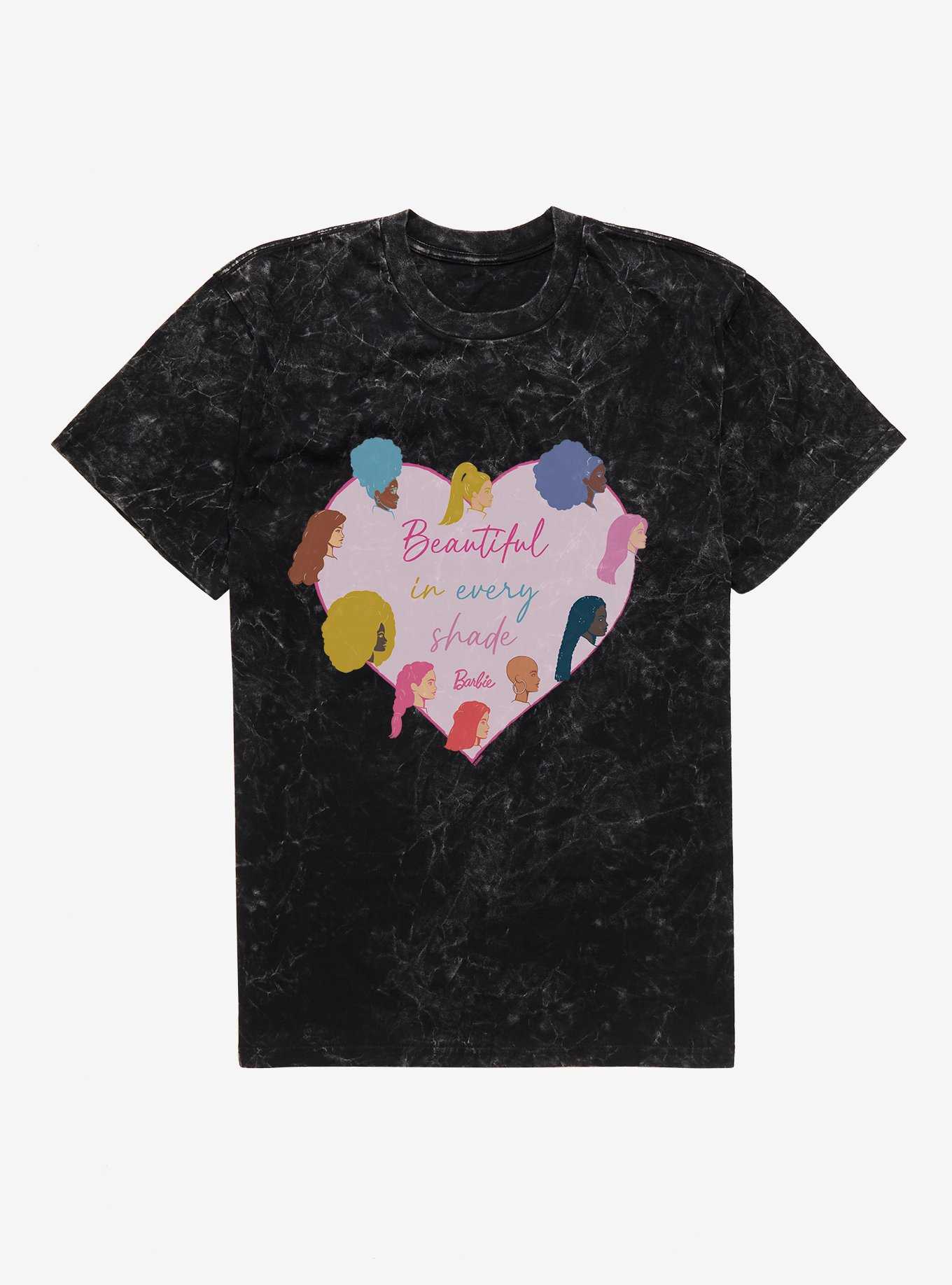Barbie Beautiful In Every Shade Mineral Wash T-Shirt, , hi-res