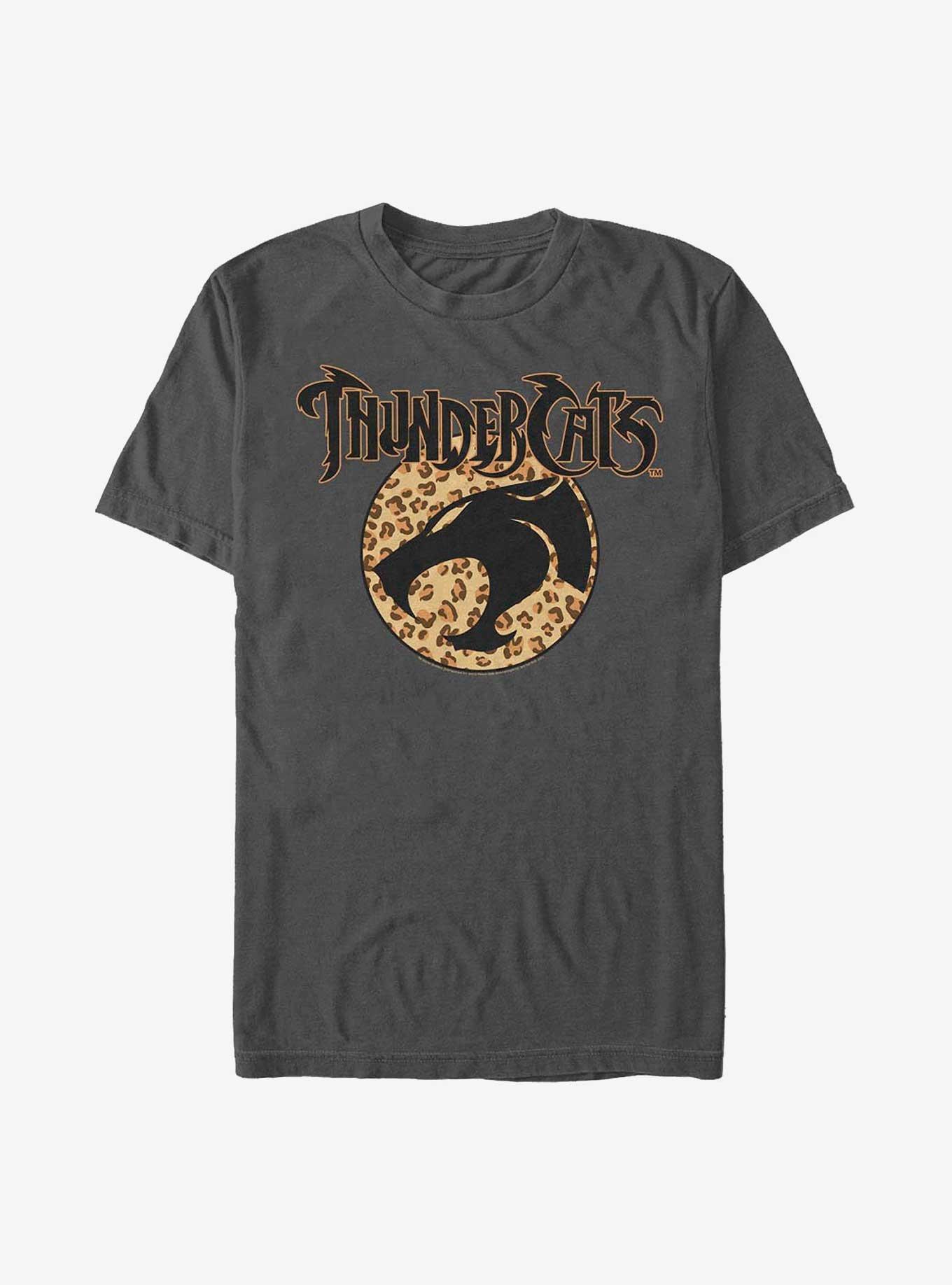 Thundercats Cheetah Print Logo T-Shirt, CHARCOAL, hi-res