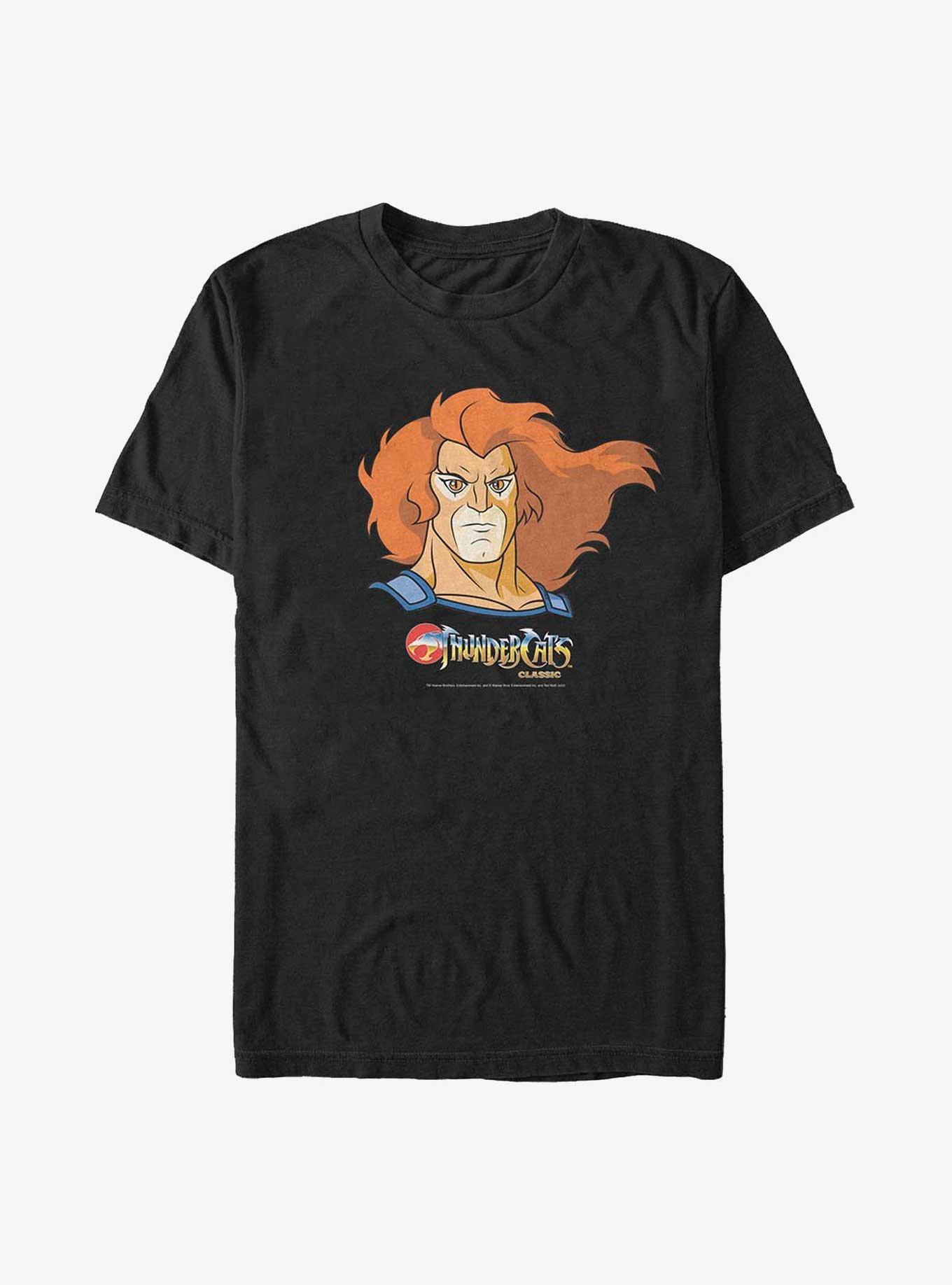 Thundercats Lion-O Face T-Shirt, BLACK, hi-res