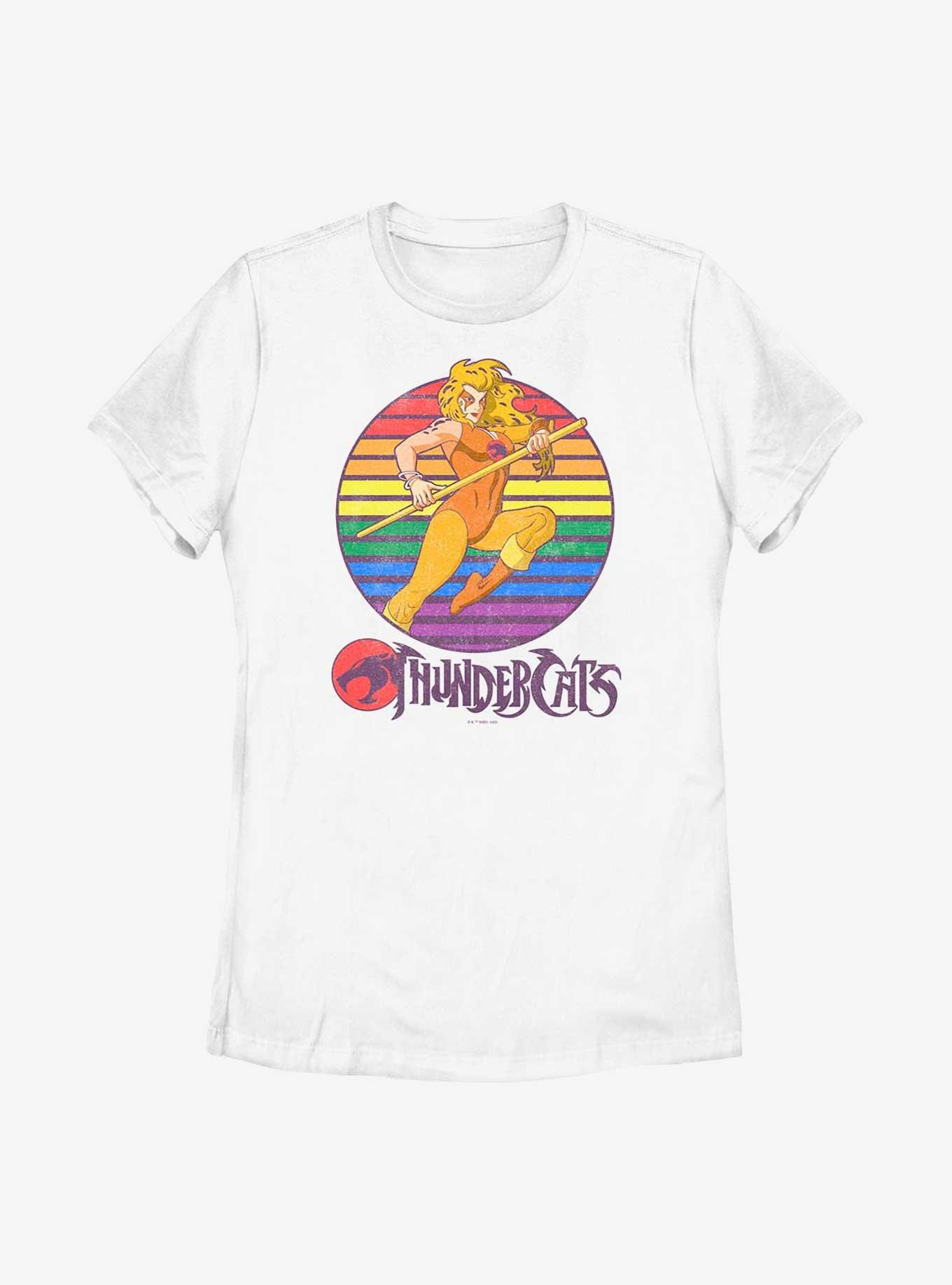 Thundercats Cheetara Retro Sunset Womens T-Shirt, WHITE, hi-res