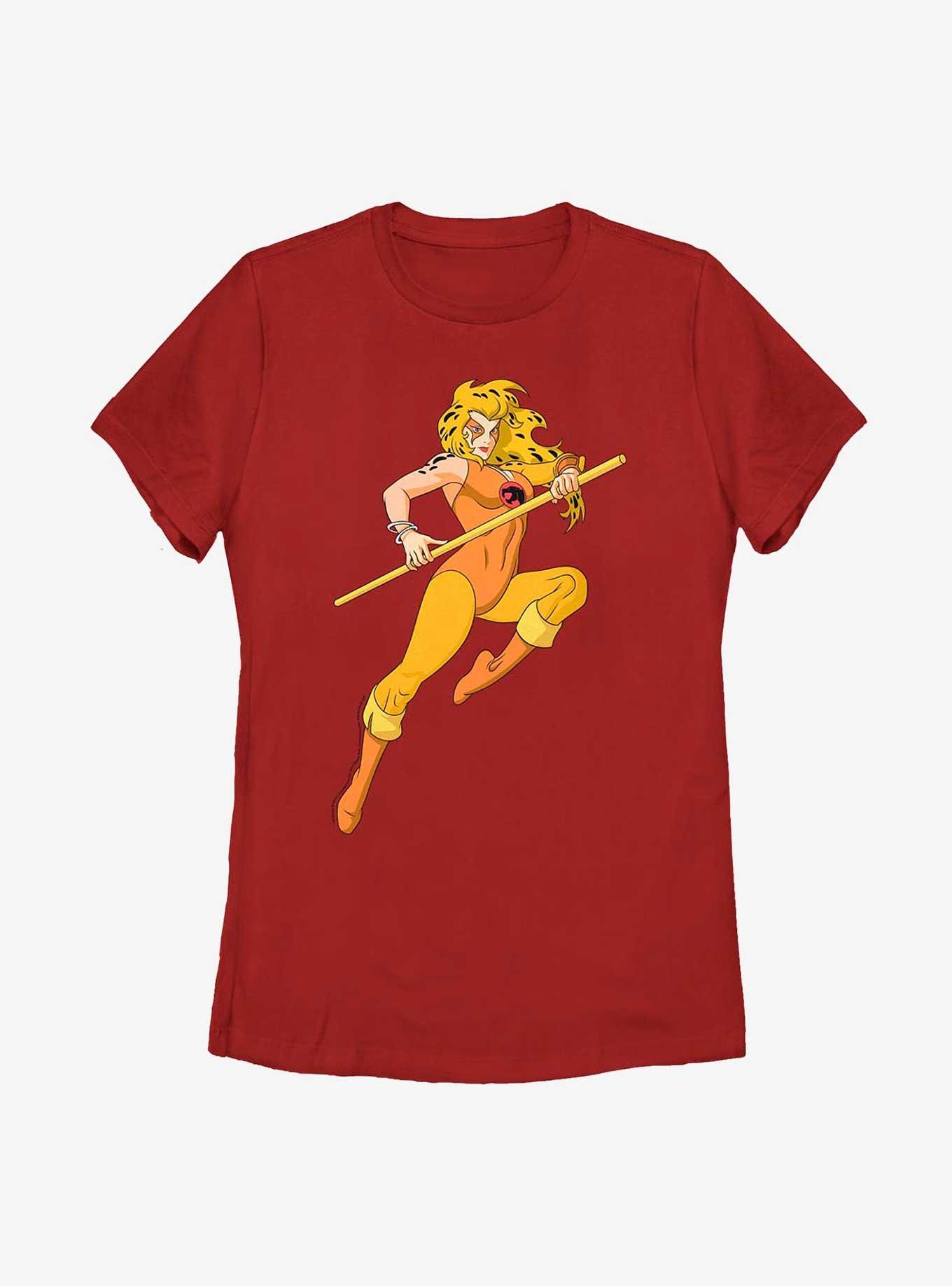 Thundercats Cheetara Big Character Womens T-Shirt, RED, hi-res