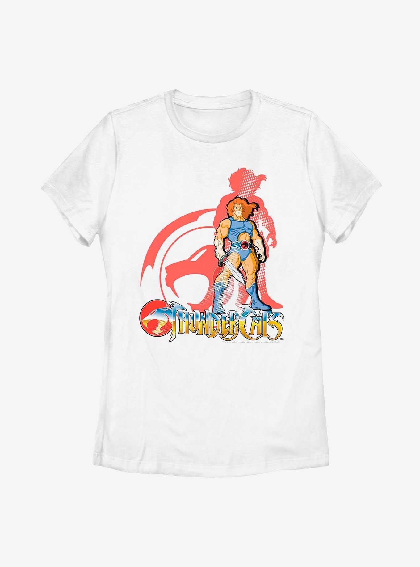 Thundercats Logo Lion-O  Womens T-Shirt, WHITE, hi-res